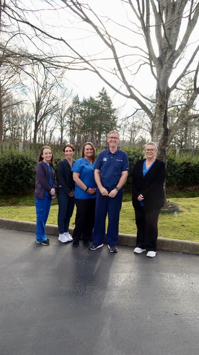 Dr. David Pettey and the Pettey Dental of Bartlett team