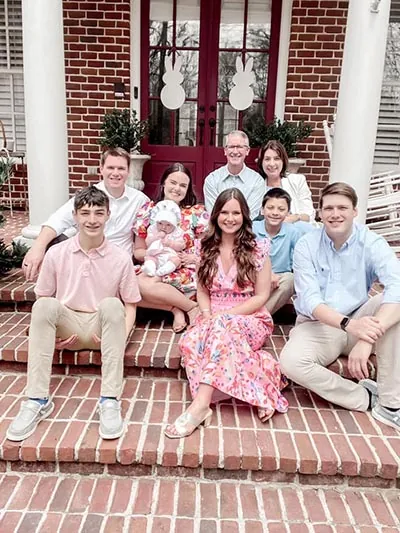 Dr. David Pettey and his family